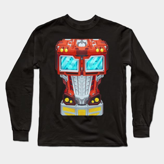Transformers: Optimus Prime Long Sleeve T-Shirt by BryanSevilla